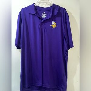 Fanatics Minnesota Vikings Athletic Polo Men’s Sz XL